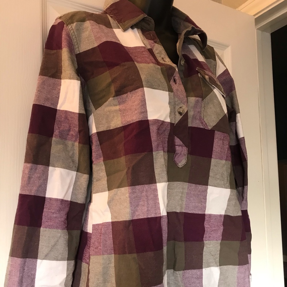 Flannel tunic